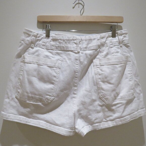 ANTHROPOLOGIE The Colette Shorts by Maeve: Denim Edition in White Preppy Sailor - Picture 7 of 14